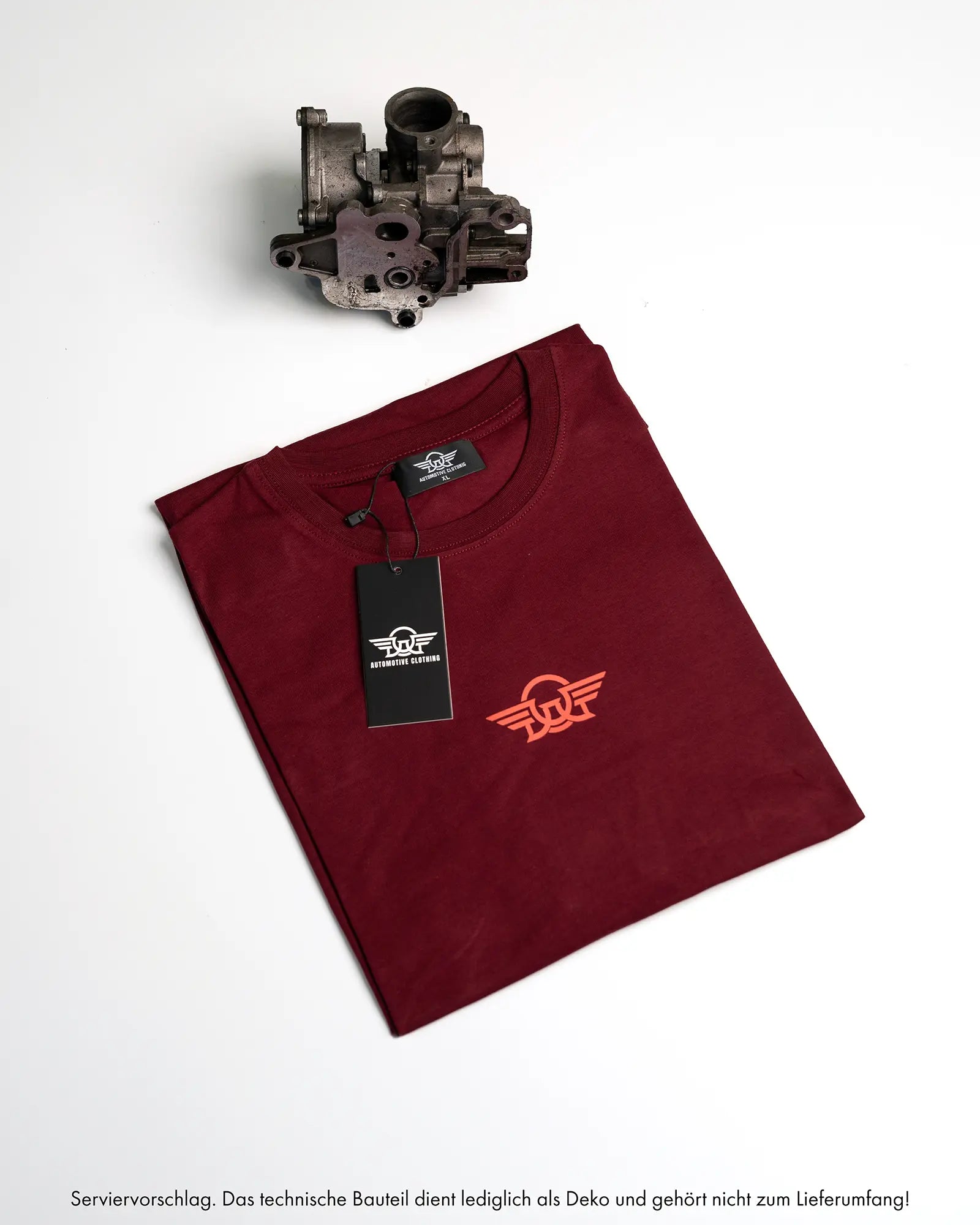 T-Shirt - Bordeaux Wave